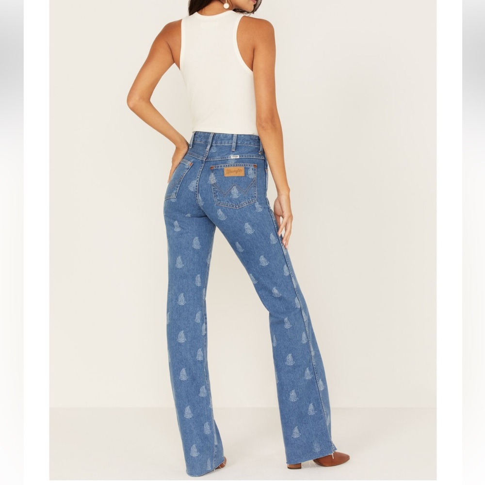 Wrangler westward high rose bootcut- paisley design